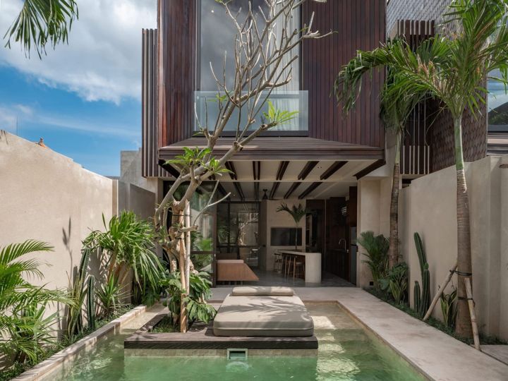 Marble finished 1 bed pool villa in Canggu